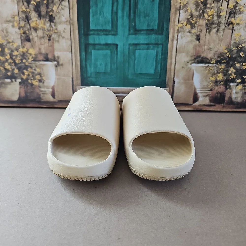 Nike Calm Slide Slides Sandals Slippers Sail FD4116-100   Men's 7 Women's 8